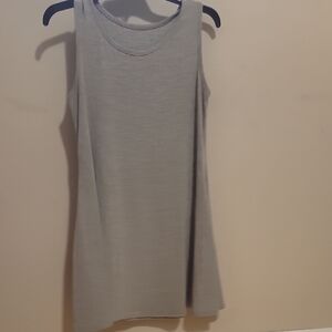 Sleeveless Gray Women's Tunic